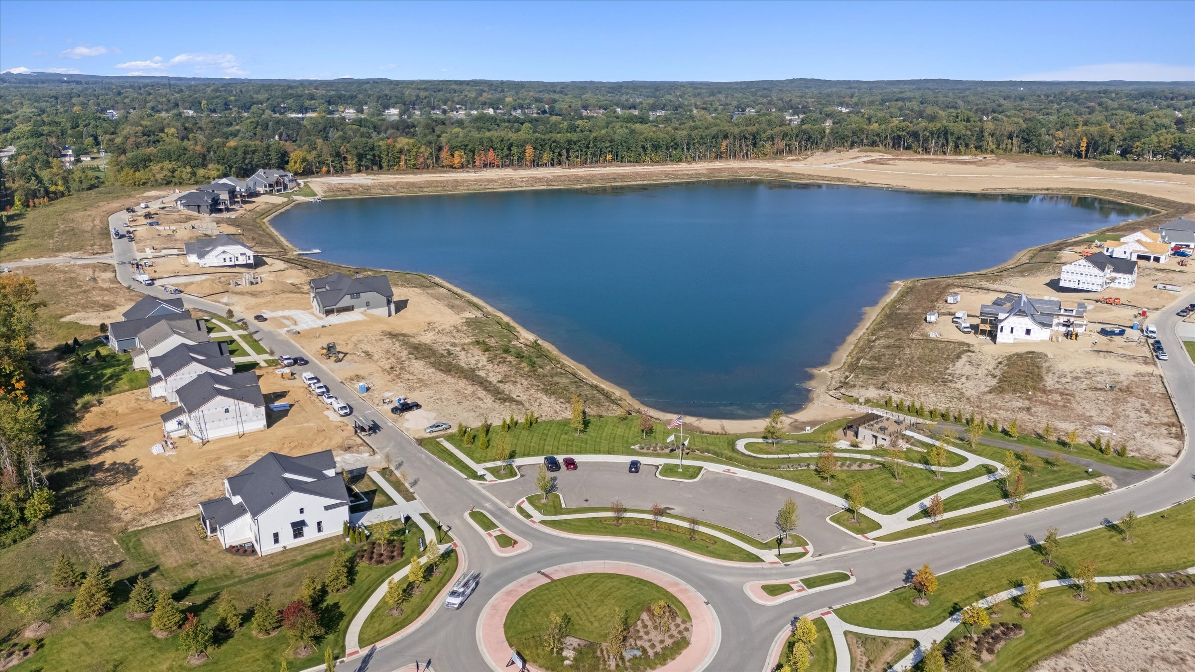 Private-Lake New Construction in Commerce Township